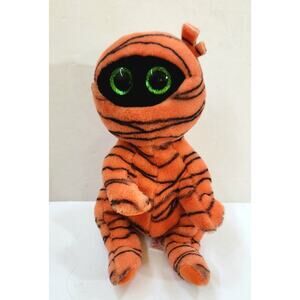 Ty Beanie Baby Bellies HOCUS POCUS the Halloween Orange Mummy 6" 2022